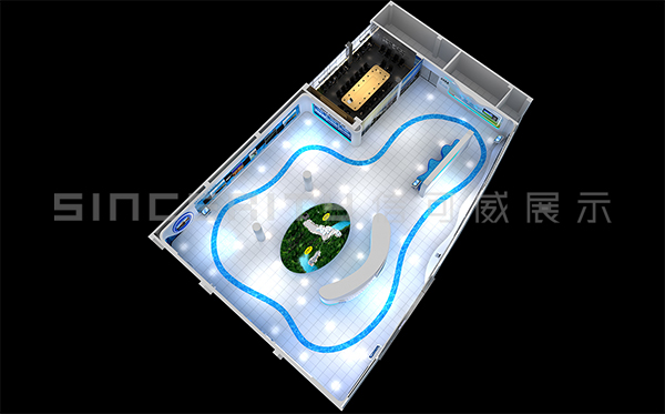 鹽田保稅區(qū)展廳設(shè)計(jì)參觀(guān)路線(xiàn)