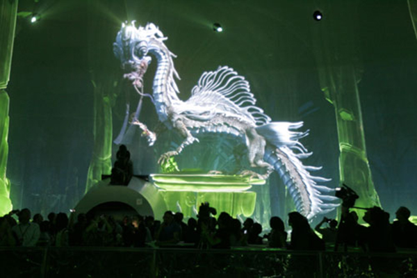 新濠天地天幕，上演立體動(dòng)感視聽(tīng)節(jié)目《龍騰》